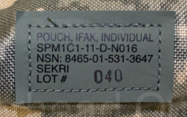 US Army Molle II ACU camo Pouch IFAK Individual MET IFAK  inleg - origineel