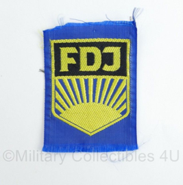 DDR FDJ embleem Freie Deutsche Jugend  - 8 x 5,5 cm - origineel