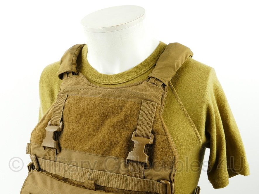 Velocity Systems SC10 Tactical Vest Coyote - SCARAB LE Front - SCARAB LT Back - CBN3 - Front Flap - maat Large - licht gebruikt - origineel