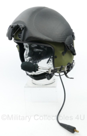 MLD Marine Luchtvaartdienst Alpha 200 helm met Carbon kap en NVG mount - maat Medium - origineel