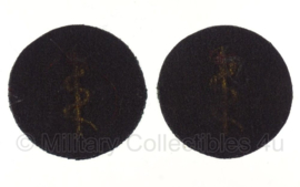 WO2 Duits m36 OF M40 Rode kruis /  Sanitäter embleem esculaap