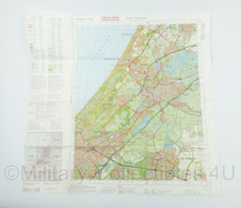 Defensie stafkaart 30 Oost 's-Gravenhage 1 : 50 000 - 60 x 57 cm - origineel