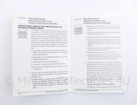 United Nations Stress management booklet - 16,5 x 12 cm - origineel
