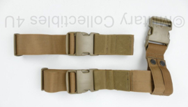 KL Nederlandse leger droppouch riemen set Coyote - gebruikt - origineel