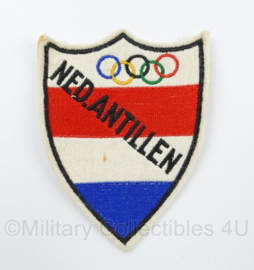 Olympische Spelen Ned.Antillen embleem - 12 x 9 cm - origineel