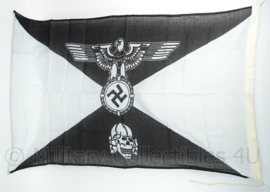WO2 Duitse Waffen SS Barracks vlag katoen - 100 x 150 cm - replica