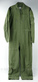 USAF US Airforce en KLU Koninklijke Luchtmacht Coveralls Flyers CWU 27/P Type I Class 1 Sage Green 1590 - size 40R - licht gebruikt - origineel