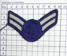 USAF US AirForce Airman First Class mouwembleem ENKEL - 9,5 x 6 cm - origineel