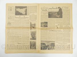 WO2 Duitse krant 8 Uhr Blatt 17 juli 1943 - 47 x 32 cm - origineel