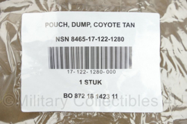Defensie Pouch Dump Coyote Tan Dumppouch Coyote MOLLE -  nieuw in verpakking - origineel