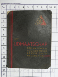WO2 NSB lidmaatschap boekje - 10 x 13 cm - origineel
