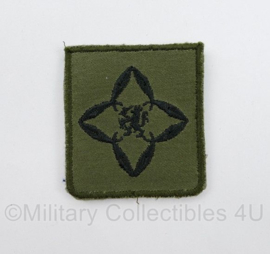 Defensie GVT Officier Accountant borstembleem - met klittenband - 5 x 5 cm - origineel