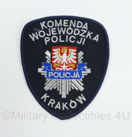 Embleem Poolse Policja Krakow - Komenda Wojewodzka Policji - 11,5 x 10 cm - origineel
