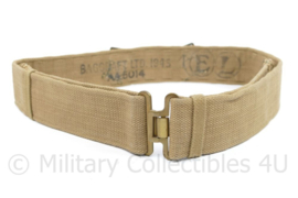 Wo2 Britse Koppel khaki 1945 - maat Extra long - maker Bagcraft LTD -96 x 5,5 cm - origineel