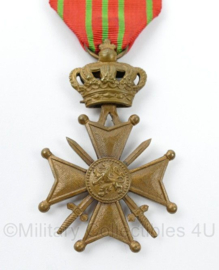 WO1 Belgische leger Croix de Guerre medaille - 10,5 x 4 cm - origineel