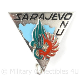 Franse ONU Sarajevo 2e Régiment Étranger de Parachutistes speldje - diameter 3½ x 3 cm - origineel