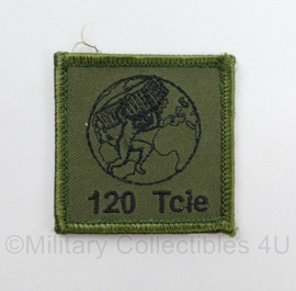 Defensie 120 TCIE 120 Transportcompagnie borstembleem - met klittenband - 5 x 5 cm - origineel