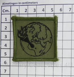 Defensie Militaire Inlichtingendienst borstembleem - met klittenband - 5 x 5 cm - origineel
