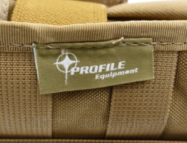 Defensie en Korps Mariniers Profile Equipment coyote Molle tas Single magazijn pouch M4 C7 - nieuw - 20 x 9 x 6  cm - origineel