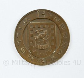 Coin Vierdaagse Nijmegen 1956 NBLO 40 jaar Willen kunnen - diameter 3,5 cm - origineel