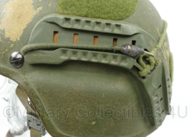 US Army ArmorSource AS501 LLC helm met rails en NVG mount - beschermklasse NIJ IIIA - maat Large - gedragen - origineel