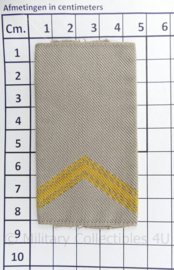 Defensie epauletten PAAR GVT Desert - 8 x 4,5 cm - origineel