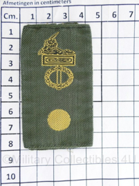 Defensie KL GVT epauletten Korps/Regiment Adjudant - 9 x 5 cm - origineel