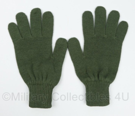 KL Nederlandse leger handschoen mannen gebreid groen - maat 10 - nieuw in verpakking - origineel