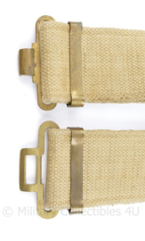 Wo2 Britse Koppel khaki webbing KEF 1943 - maat Small - 80 x 5,5 cm - origineel