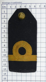 KMARNS Korps Mariniers vintage epauletten PAAR Tweede Luitenant - 13 x 6 cm - origineel