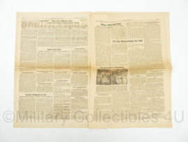 WO2 Duitse krant Frankische Tageszeitung nr. 167 20 juli 1943 - 47 x 32 cm - origineel