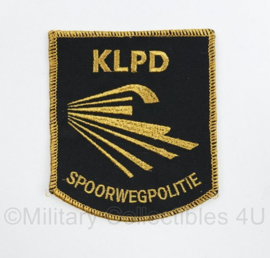 KLPD Spoorwegpolitie embleem - 9,5 x 8,5 cm - origineel