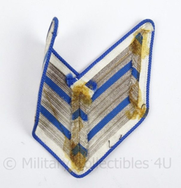 Korps Rijkspolitie of Gemeentepolitie arm chevron - rang Hoofdagent - afmeting 9 x 11 cm - origineel