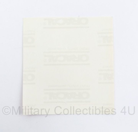 Defensie sticker explosieve stoffen 1.1 E 1 voor op munitiekisten - nieuw - 11 x 10 cm - origineel