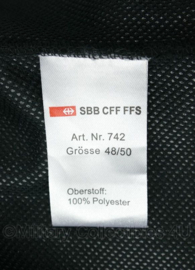 Swiss Federal Railways SBB CFF FFS fleece jack - maat 48/50 - gedragen - origineel