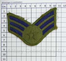 USAF US AirForce Senior Airman mouwemblemen SET - 10 x 8 cm - origineel