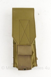 KL Nederlandse leger coyote MOLLE magazijntas M4 C7 C8 - 26 x 9,1 x 17 cm - origineel