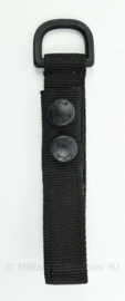 Defensie SPE koppel lus extra lang zwart (of 2 losse lussen- 16,5 x 2,5 x 1,5 cm - origineel