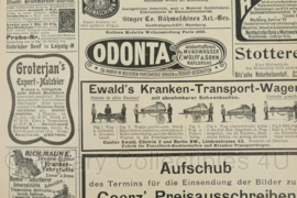 Duitse krant pagina Die Gartenlaube 1903 - 29,5 x 21 cm - origineel