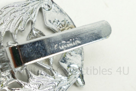 Schotse politie pet insigne met verticale pin Semper Vigilo - 4½ x 3½ cm - origineel
