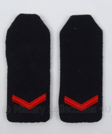KM Koninklijke Marine schouder epauletten met rang "matroos der 2de klasse" - afmeting 5 x 14 cm - origineel