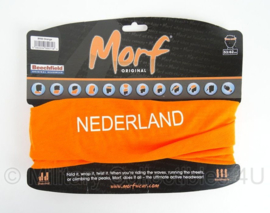 Multifunctioneel Morf hoofddeksel - oranje MET TEKST "nederland"- origineel