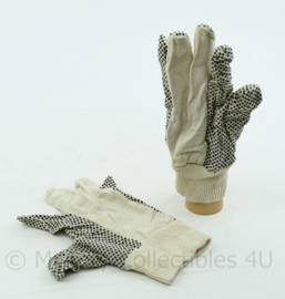 Korps Mariniers grip handschoenen - maat Large - gedragen - origineel