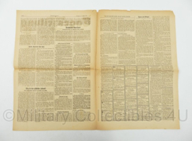 WO2 Duitse krant Frankische Tageszeitung nr. 13 17 januari 1944 - 47 x 32 cm - origineel