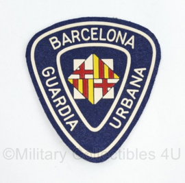 Spaanse Barcelona Guardia Urbana politie patch - 10 x 9 cm - origineel