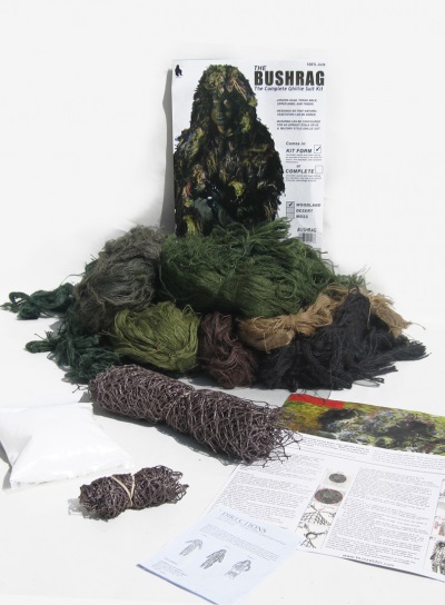 Bushrag The complete Ghillie Suit Kit - Woodland