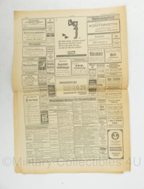 WO2 Duitse krant 8 Uhr Blatt Illustrierte Abendzeitung 10 juli 1941 - 47 x 32 cm - origineel