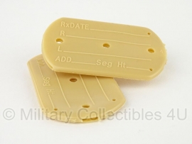 US Army dogtag silencers / beschermers - per set - origineel