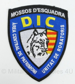 Spaanse Catalaanse politie Mossos desquardra DIC - 12,5 x 10 cm - origineel