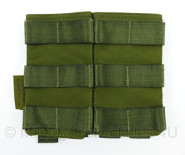 Warrior Assault systems Molle Double M4 C7 C8 magazin pouch groen - 16 x 2,5 x 14 cm - origineel